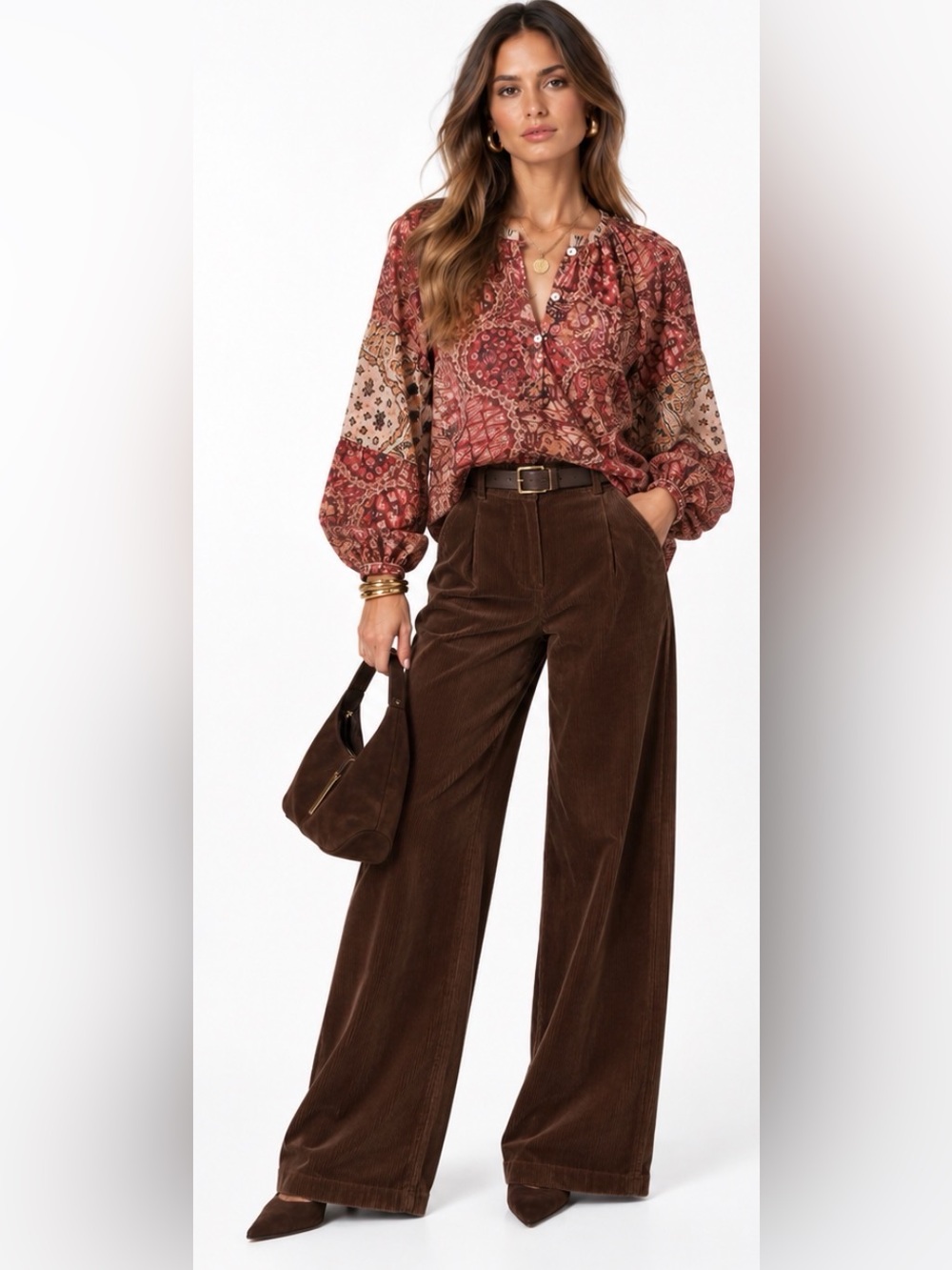 Chufy Ivy Blouse in Cairo Red